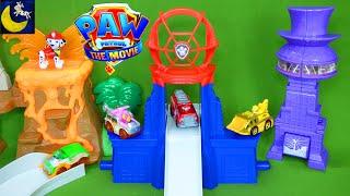 Paw Patrol THE MOVIE Total City Rescue Set True Metal Playset Big City Marshall Toys Video for Kids