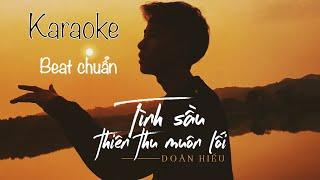 [Karaoke] Tình Sầu Thiên Thu Muôn Lối - Doãn Hiếu l Beat Chuẩn Không Bè