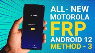 Without Computer - All Motorola FRP BYPASS Android 12 [Last Update 2022] Easiest Method 3
