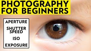 Photography For Beginners - Aperture, Shutter Speed, ISO & Exposure - With Sean Gallagher