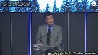 Rev. Dr. Cung Lian Hup "Theipi Kung Hmelchunhnak" (Battle Creek CBC) 2025 Kumthar Ni Thawngtha