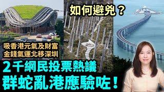 【如何避兇？】2千網民投票熱議幾年前講嘅風水蛇陣破壞香港應驗咗！蛇陣吸香港元氣及財富金錢，氣運北移深圳！【#新聞不過濾】黃瑞秋 8.31