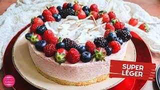 GÂTEAU MOUSSE DE FRAISE - FACILE ET LÉGER