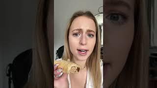 FIRST TIME trying British food!! Greggs? #shorts 
