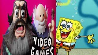 Tenacious d video games but its spongebob