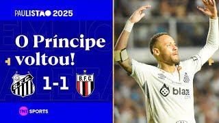 NEYMAR QUASE FAZ GOLAÇO, TIQUINHO CRAVA, MAS BOTAFOGO "ESTRAGA" A FESTA | SANTOS 1X1 BOTAFOGO-SP
