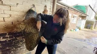 How to tie a hay net