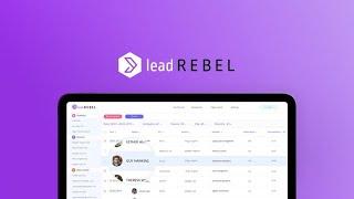 LeadRebel Lifetime Deal - The Best B2B Lead Generation Software in 2025