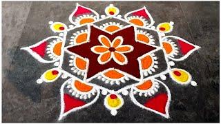 Margazhi Matham Special Rangoli Design / 2025 New Year Rangoli / Sashti Pooja / Kolam / Easy Mugulu