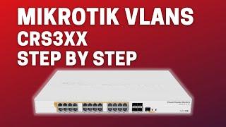 Mikrotik VLANs - CRS3XX Step by Step - Mikrotik Tutorial