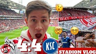 TOR SPEKTAKEL IN MÜNGERSDORF  | 1. FC Köln vs Karlsruher SC | STADION VLOG