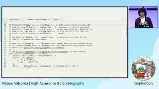GopherCon 2023: Filippo Valsorda - High-Assurance Go Cryptography