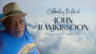 Celebrating the life of John Ramkissoon, better known as, 'Bill' and 'Turbo