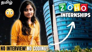 Incredible GET INTERNSHIP in ZOHO EASILY 2023Hurry up!!!