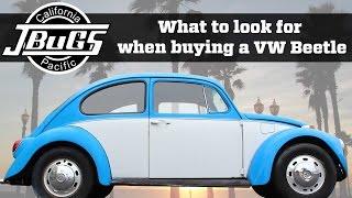 JBugs - What To Look For When Buying A VW Beetle