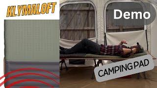 Klymaloft Regular Sleeping Pad for Cots and Camping