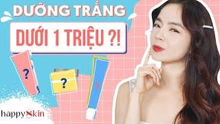 Thử thách DƯỠNG TRẮNG từ A-Z 1 TRIỆU & cái kết |BUDGET WHITENING ROUTINE|Happy Skin