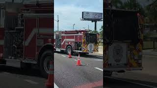 Clearwater Fire Rescue Lot's Of Siren