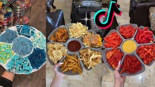 Yummy Food Platter ASMR | Fast Foods Sushi , Nuggets , Chips , Fruits , Sweets & More