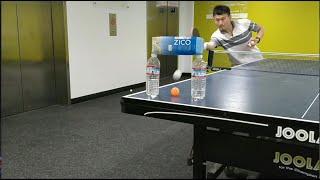 Table tennis trick shot attempt for UTTTC (University of Toronto Table Tennis Club)