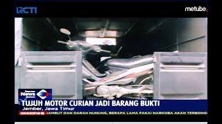 Polisi Gerebek Rumah Pelaku Curanmor di Jember, 7 Motor Curian Diamakan - SIM 23/07