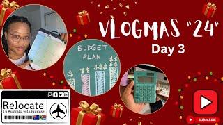 #Vlogmas2024 |Day3 |Money Date |Financial Planning |Weekly and Monthly Budget |Let’s talk Money