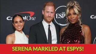 Prince Harry & Meghan Markle "SHOCK" Serena Williams With Their Bad Behavior At the ESPY Awards!