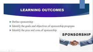 Sponsorship definition, advantages and disadvantages (advertising)