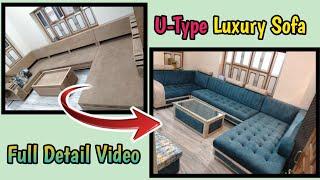 C-Type Sofa कैसे बनाया जाता है| How to make sofa?Sofa making| How To make C-Type sofa