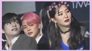 Jimin having a crush on Seulgi for 7 minutes straight~