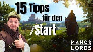 Alles für den perfekten Start in MANOR LORDS Guide deutsch