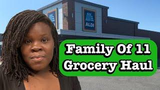 Grocery Shopping At ALDI: Family Of 11