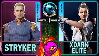 MK1 Stryker_FGC (HOMELANDER) VS XDark Elite (ASHRAH)Mortal Kombat 14K 60ᶠᵖˢ