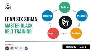 Lean Six Sigma Master Black belt Training | Day 01 - Batch 80 | IMC Institute