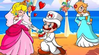 Mario's Wedding! Mario and Peach Get Married - Mario Love Story - Super Mario Bros Animation