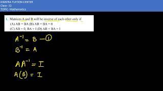 Class 12 Ex 3.4 Q1 Math | MATRICES |Q1 Ex 3.4 Class 12 Math | Ex 3.4 Q1 Class 12 Math