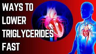 "10 Simple Tips to Lower Triglycerides & Cholesterol Fast for a Healthy Heart"