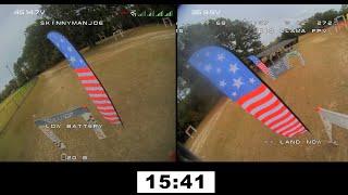 Holy City FPV - Skinnyman Joe vs Big Llama - Head to Head Drone Race Fastest Lap