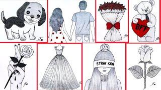 Easy pencil drawing ideas | Pencil sketch drawing