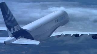 The Airbus A380 Takes Flight