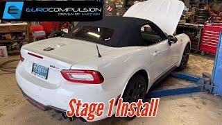 Finally Installing the Eurocompulsion Stage 1 on my Fiat 124 Spider Abarth.