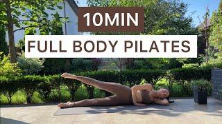 10MIN full body hourglass pilates | tone & slim | Pilates workout | Nina Fit