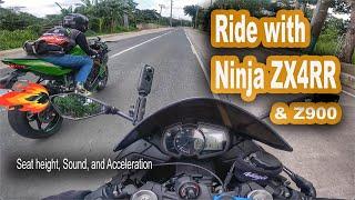 Ride w/ My Subscriber naka Ninja ZX4RR | Seat Height + Sound | JTechSquad