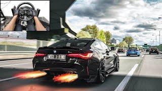 700BHP BMW M4 Competition G82 | Assetto Corsa | Steering Wheel Gameplay