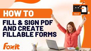 How to fill & sign PDFs | Create fillable PDF forms ️