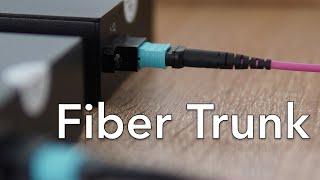 Was ist ein Fiber Trunk? - MTP/MPO Glasfaser Kabel von FS