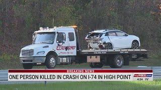 One person killed in crash in High Point