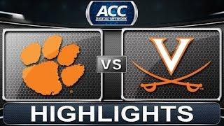 2013 ACC Football Highlights | Clemson vs Virginia | ACCDigitalNetwork