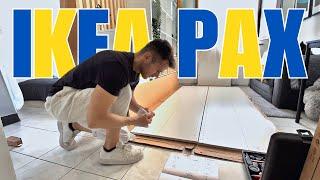 IKEA PAX WARDROBE ASEMBLING ( Part 1 )