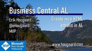 Create nice HTML emails from AL code in Business Central